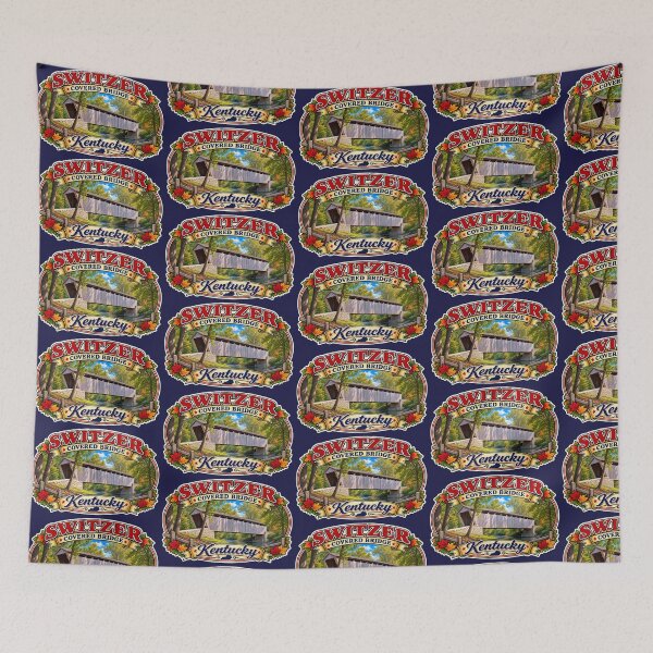 Item preview, Switzer Covered Bridge sticker designed and sold by gotucoveredart.