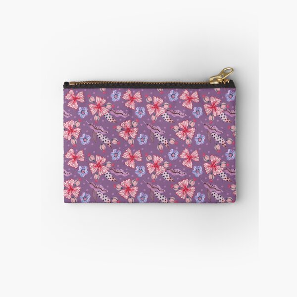 Item preview, Purple Whimsical Watercolor Floral Pattern designed and sold by White Rabbit Design .