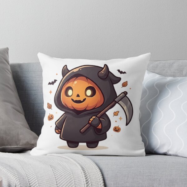 Item preview, Cute Pumpkin Reaper Halloween designed and sold by InkFool.
