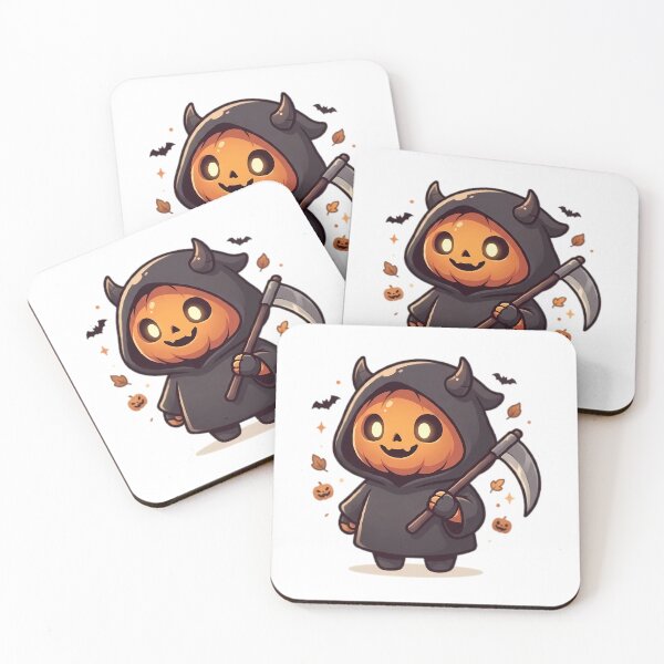 Item preview, Cute Pumpkin Reaper Halloween designed and sold by InkFool.