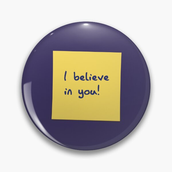 Item preview, I believe in you! Note designed and sold by AngieMStore.