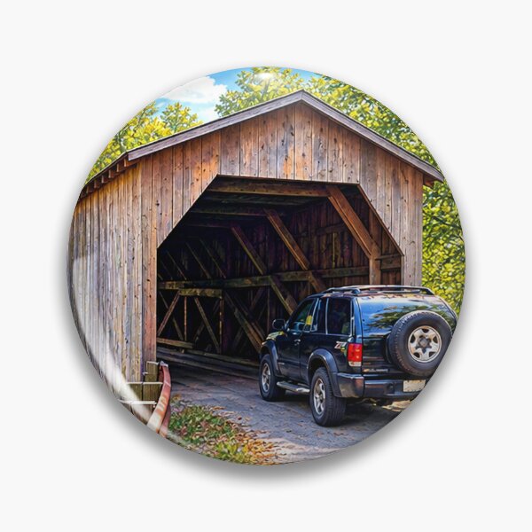 Item preview, Dover Covered Bridge sticker designed and sold by gotucoveredart.
