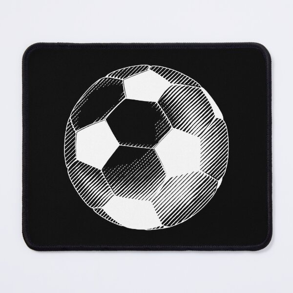 Item preview, Vintage White Soccer Football Art designed and sold by pattern-archive.