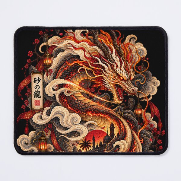 Item preview, The Dragon of Sand and Fire | Japanese Ukiyo-e Dragon Art designed and sold by Substance_life.