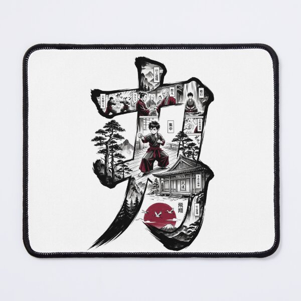 Item preview, Strength Kanji Martial Arts Dojo Karate Anime Manga Training Aesthetic designed and sold by mood-draftsman.