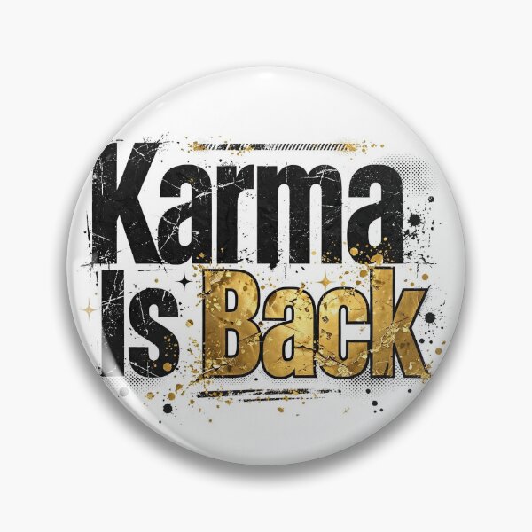 Item preview, Karma Is Back | Grunge Streetwear Typography designed and sold by Softlife by Harvir.