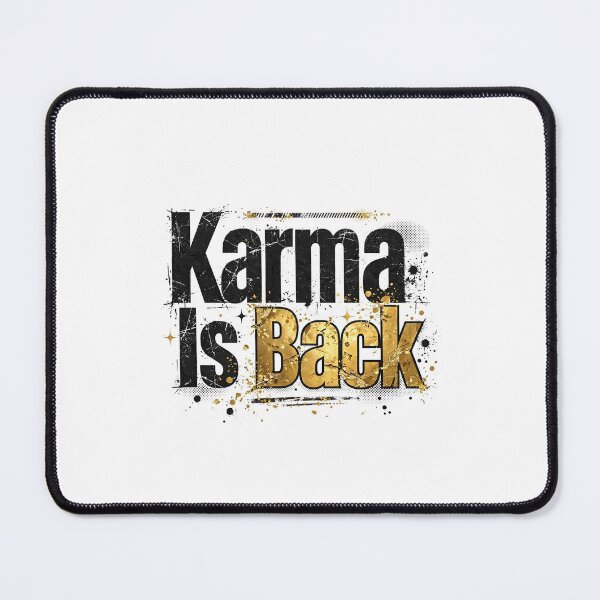 Item preview, Karma Is Back | Grunge Streetwear Typography designed and sold by Softlife by Harvir.