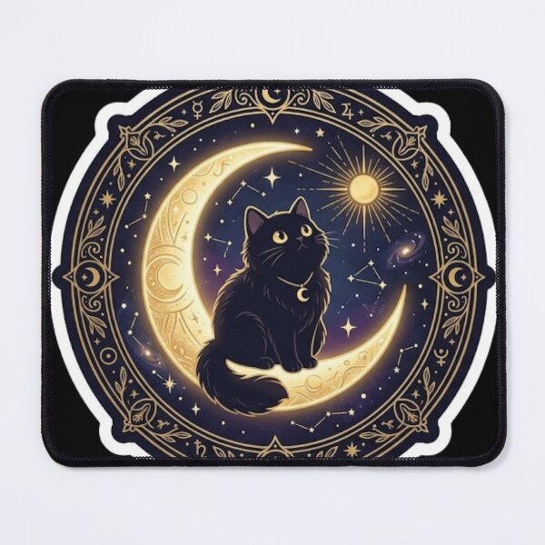 Item preview, Celestial Black Cat Tarot designed and sold by conamor-bymel.