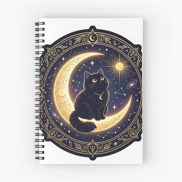 Item preview, Celestial Black Cat Tarot designed and sold by conamor-bymel.