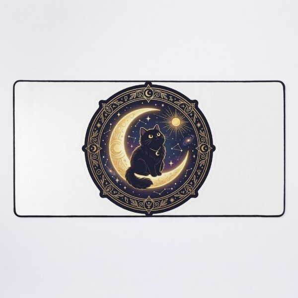 Item preview, Celestial Black Cat Tarot designed and sold by conamor-bymel.
