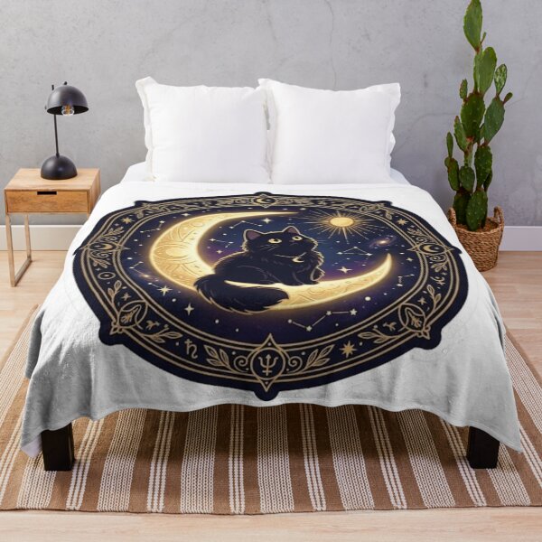 Item preview, Celestial Black Cat Tarot designed and sold by conamor-bymel.