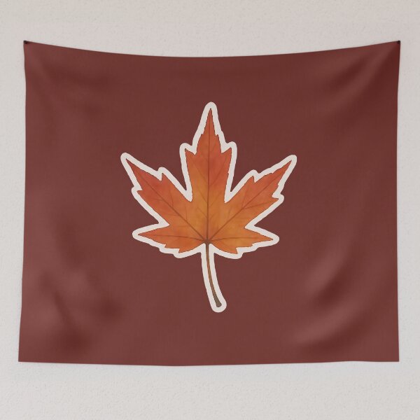 Item preview, Watercolor Botanical Leaves Nature Inspired Collection: Amur Maple designed and sold by PinUpPizzazz.
