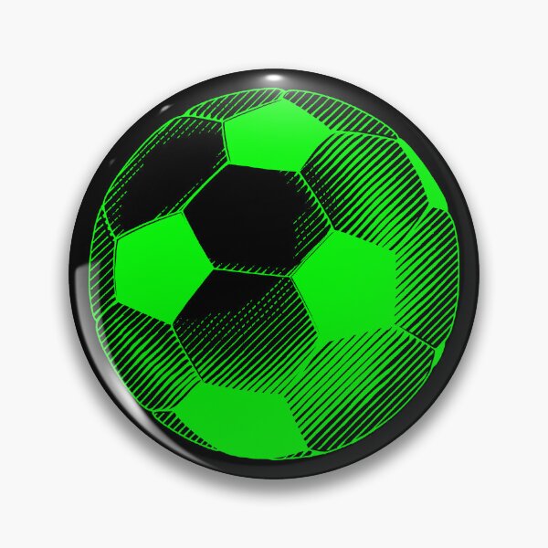 Item preview, Vintage Lime Soccer Football Art designed and sold by pattern-archive.