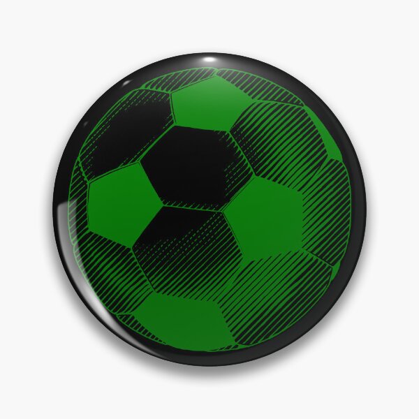 Item preview, Vintage Green Soccer Football Art designed and sold by pattern-archive.
