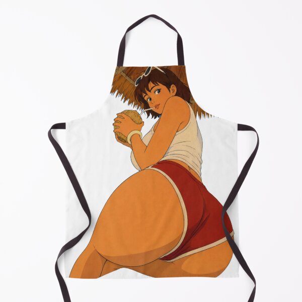 Item preview, Tropical Beach Pin-Up – Retro Cartoon Girl designed and sold by  Hollow Moon Studios..