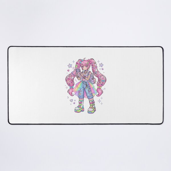 Item preview, Y2K Harajuku Decora Kei Anime Girl Retro 2000s Kawaii Aesthetic designed and sold by mood-draftsman.