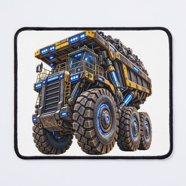 Item preview, Steel Mining Hauler V5+ — Cybernetic Heavy Machinery | Futuristic Mining Truck designed and sold by SteelCoat Studio.