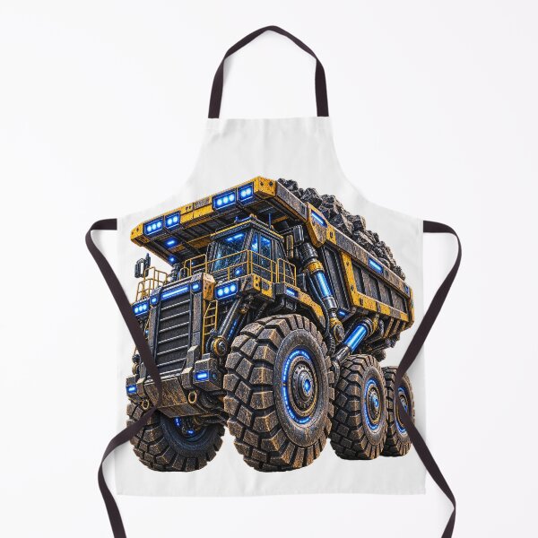 Item preview, Steel Mining Hauler V5+ — Cybernetic Heavy Machinery | Futuristic Mining Truck designed and sold by SteelCoat Studio.