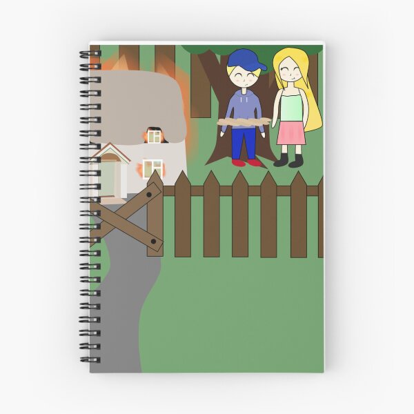 Item preview, Tied to a Tree Next to Burning Cottage designed and sold by GooglyEyes-.