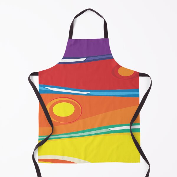 Item preview, Colorful Abstract Sunset Waves designed and sold by Johnnies.
