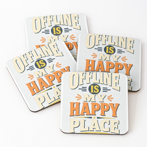 Item preview, Offline Is My Happy Place designed and sold by good-graffity.