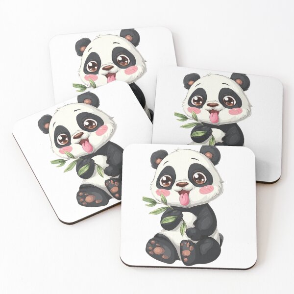 Item preview, Cute Kawaii Panda Eating Bamboo designed and sold by Car23314.