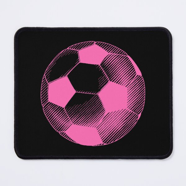 Item preview, Vintage Pink Soccer Football Art designed and sold by pattern-archive.