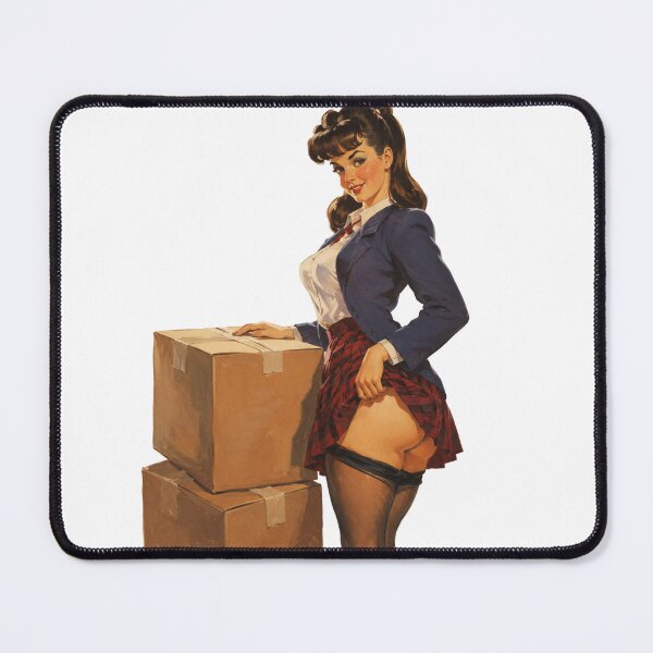 Item preview, Vintage Pin-Up Moving Day | Retro Housewife Packing Boxes designed and sold by Cosplayvintage.