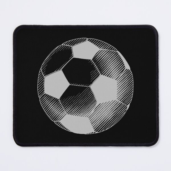 Item preview, Vintage Silver Soccer Football Art designed and sold by pattern-archive.