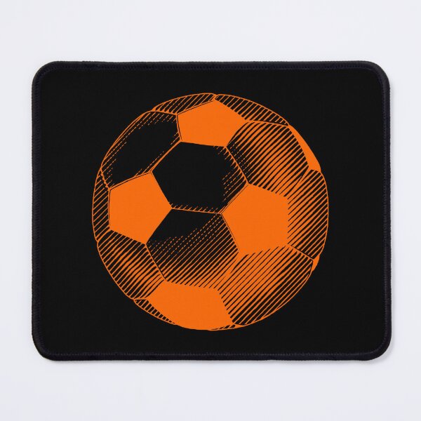 Item preview, Vintage Orange Soccer Football Art designed and sold by pattern-archive.