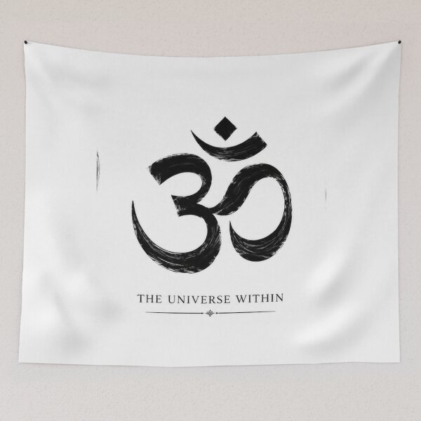 Item preview, The Universe Within Om Symbol | Spiritual Hindu Meditation Design designed and sold by Cool Robot Bro..