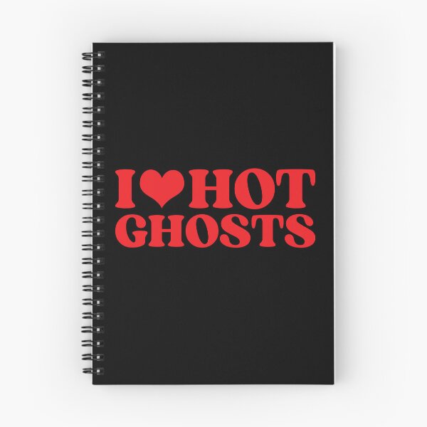 Item preview, I Heart Hot Ghosts I Love Hot Ghosts Halloween Last Minute Ideas designed and sold by CHEFANA-ART.