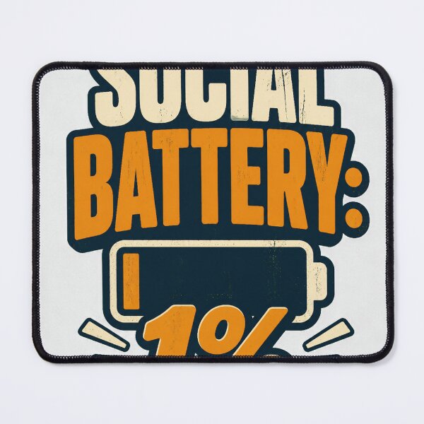 Item preview, Social Battery One Percent designed and sold by good-graffity.