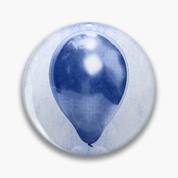 Item preview, Lone Blue Party Balloon Dark Melancholy Solitude Art designed and sold by Ghoul Enterprises.