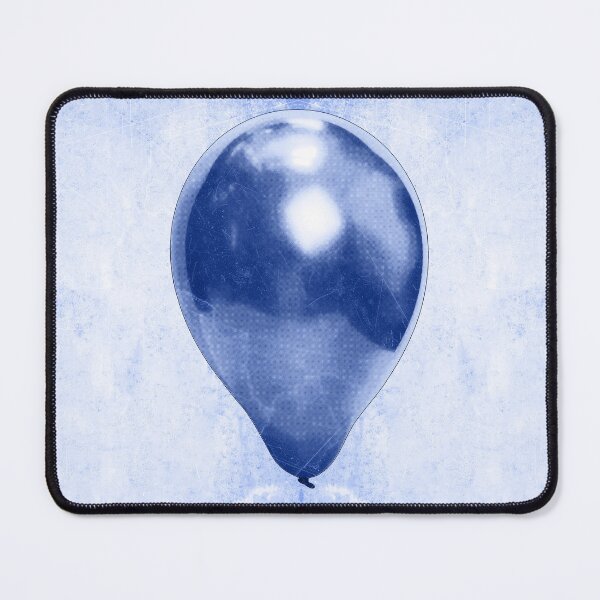 Item preview, Lone Blue Party Balloon Dark Melancholy Solitude Art designed and sold by Ghoul Enterprises.