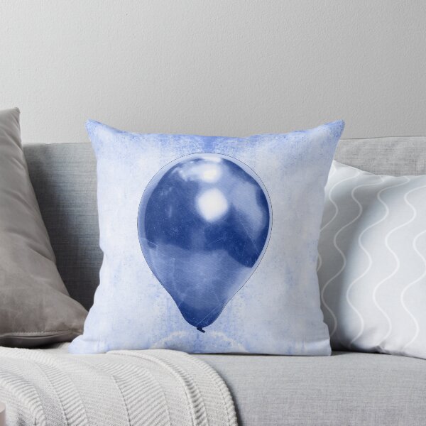 Item preview, Lone Blue Party Balloon Dark Melancholy Solitude Art designed and sold by Ghoul Enterprises.