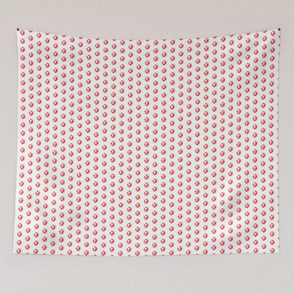 Item preview, Vintage Red Soccer Football Art designed and sold by pattern-archive.