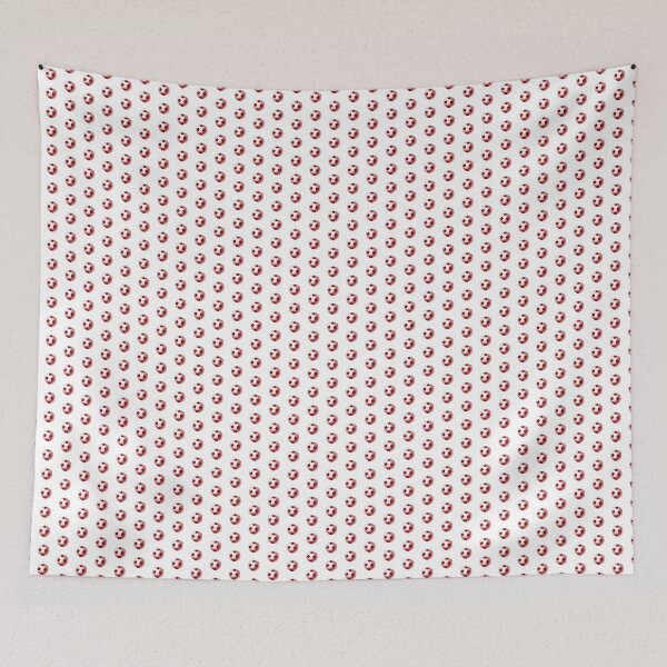 Item preview, Vintage Dark Red Soccer Football Art designed and sold by pattern-archive.