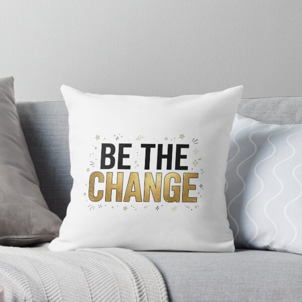 Item preview, Be The Change | Motivational Streetwear Design designed and sold by Softlife by Harvir.