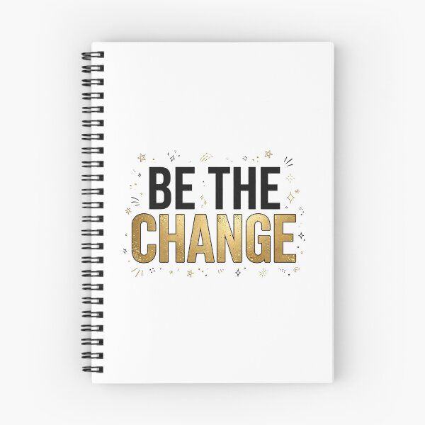 Item preview, Be The Change | Motivational Streetwear Design designed and sold by Softlife by Harvir.