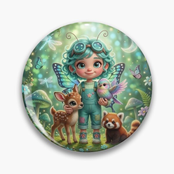 Item preview, ​The Magical Girl of the Enchanted Forest. designed and sold by JoyNest = "The nest of joy".