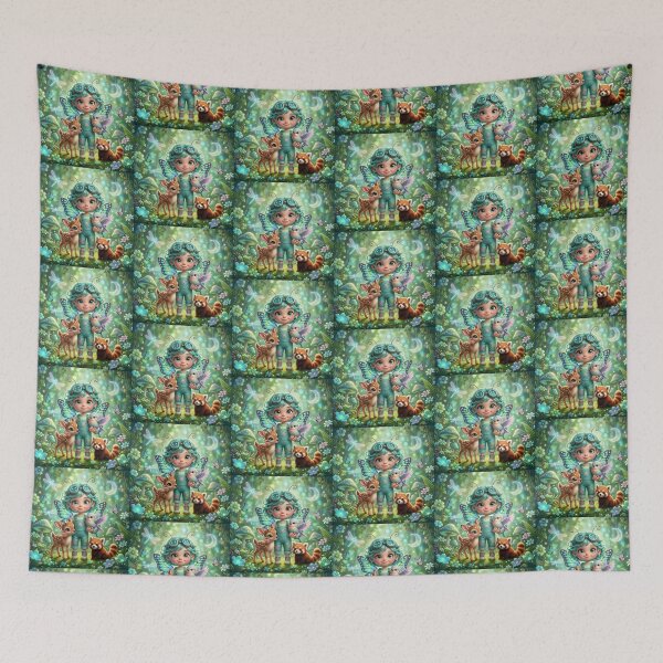 Item preview, ​The Magical Girl of the Enchanted Forest. designed and sold by JoyNest = "The nest of joy".