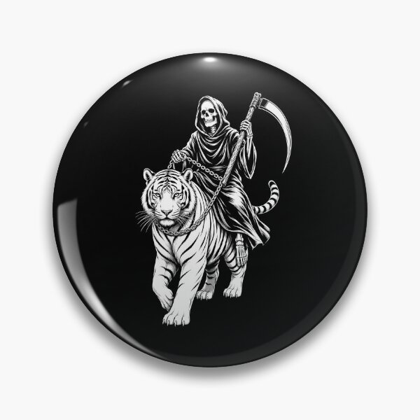 Item preview, Grim Reaper Riding on Tiger designed and sold by gunaone-design.