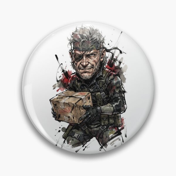 Item preview, Big Boss Cardboard Box Delivery Metal Gear Tactical Soldier Art designed and sold by jhgjykuo.