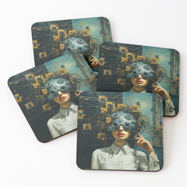 Item preview, Imaginary Surreal World Fantasy Female With Magical Headgear designed and sold by DEC02.
