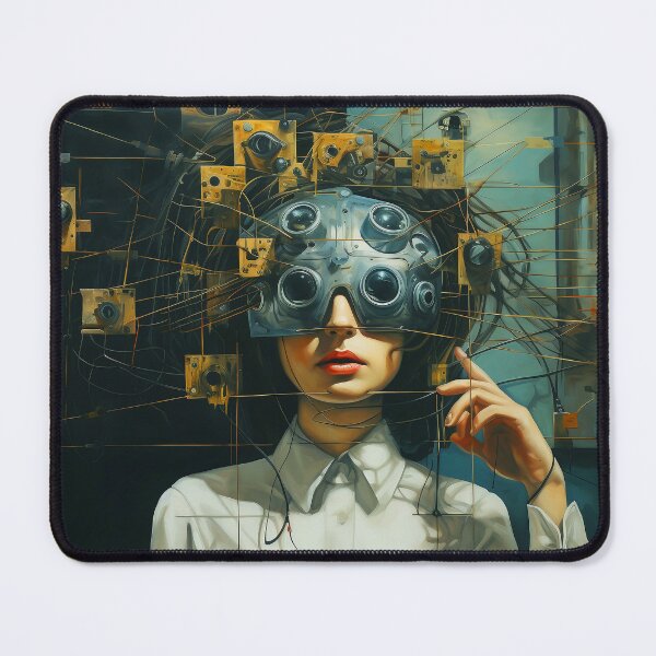 Item preview, Imaginary Surreal World Fantasy Female With Magical Headgear designed and sold by DEC02.