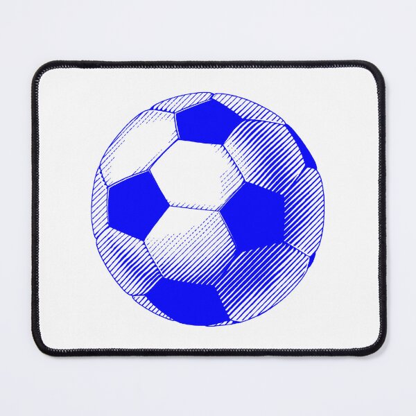 Item preview, Vintage Blue Soccer Football Art designed and sold by pattern-archive.