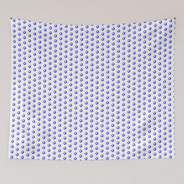 Item preview, Vintage Blue Soccer Football Art designed and sold by pattern-archive.