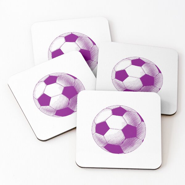 Item preview, Vintage Purple Soccer Football Art designed and sold by pattern-archive.