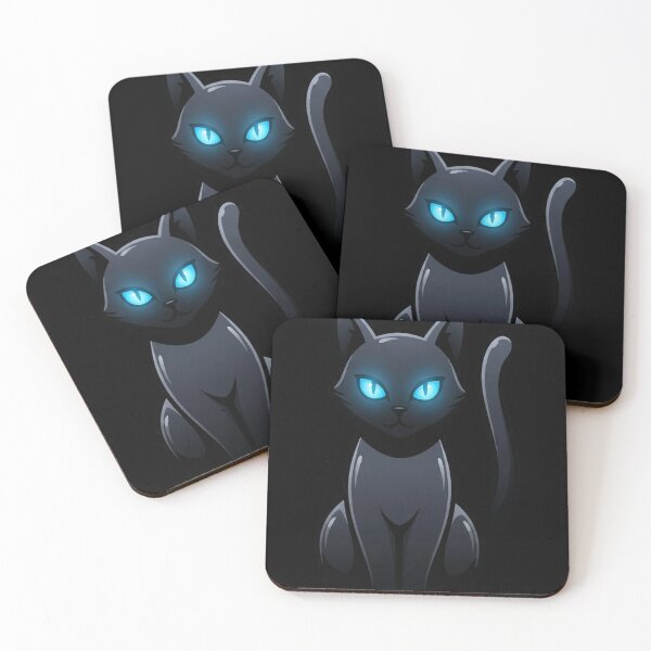 Item preview, Mysterious black cat designed and sold by balquebratum.